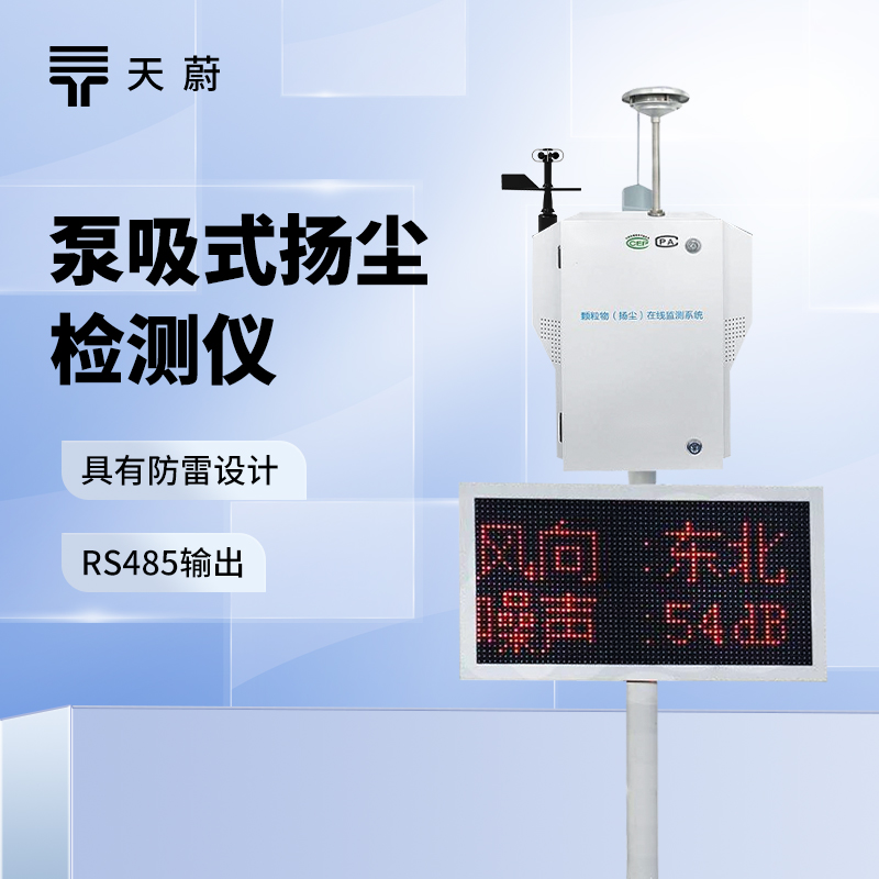 泵吸揚塵在線監測系統：工地應用及 PM2.5/PM10 監測